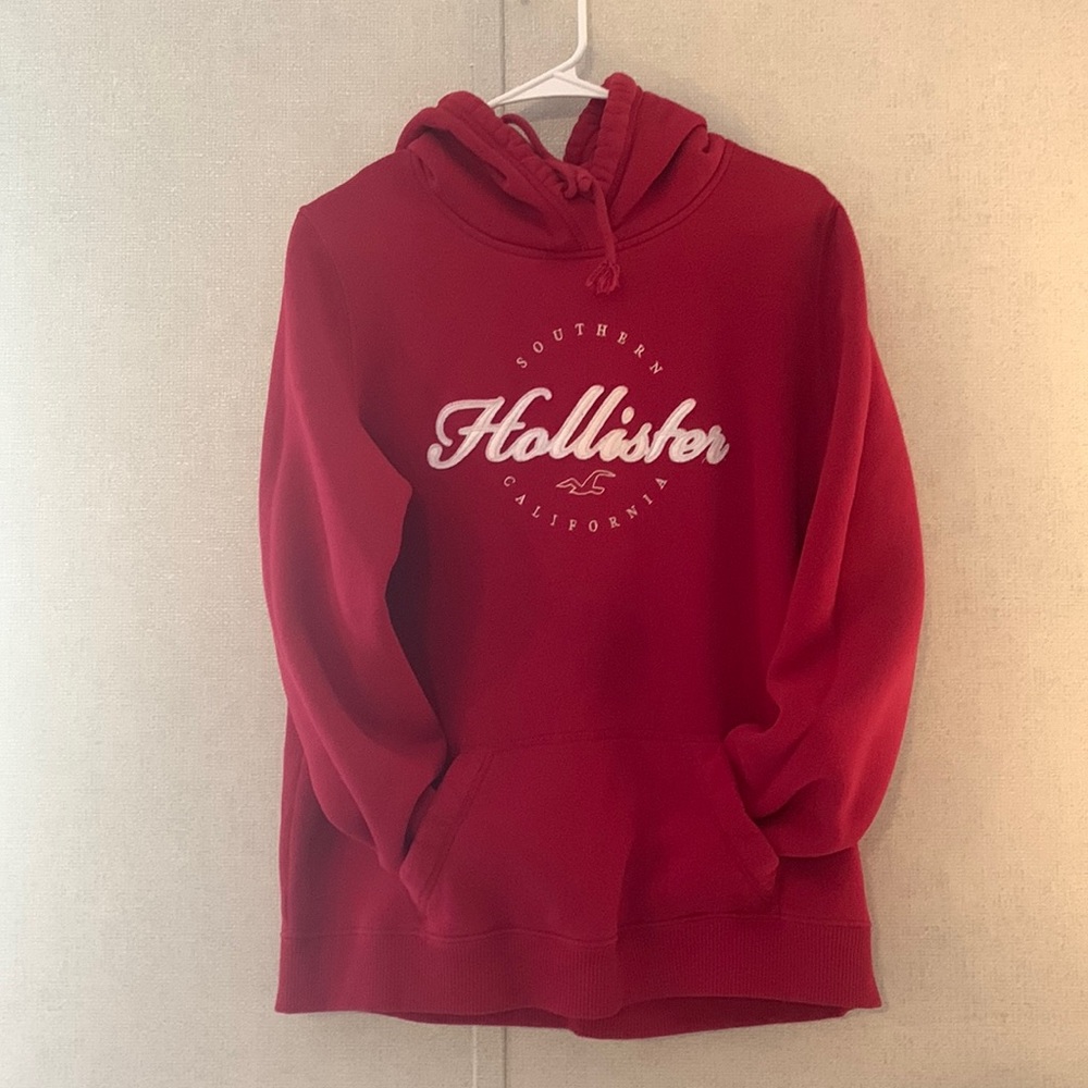 Hollister Red Sweatshirt Hoodie